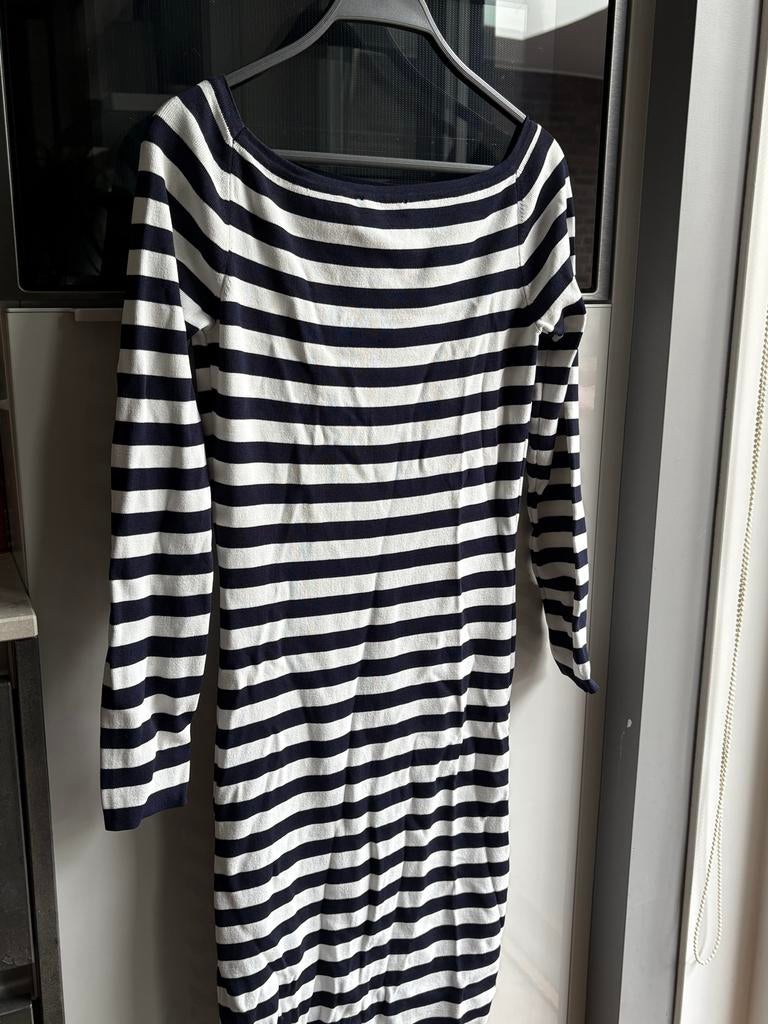 Nikkie gestreepte jurk maat 42, Kleding | Dames, Zwart, Maat 42/44 (L), Ophalen of Verzenden, Zo goed als nieuw