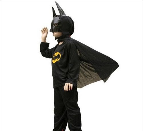Batman outfit mt 122 / 128, Ophalen of Verzenden, Nieuw, 122 t/m 128, Jongen
