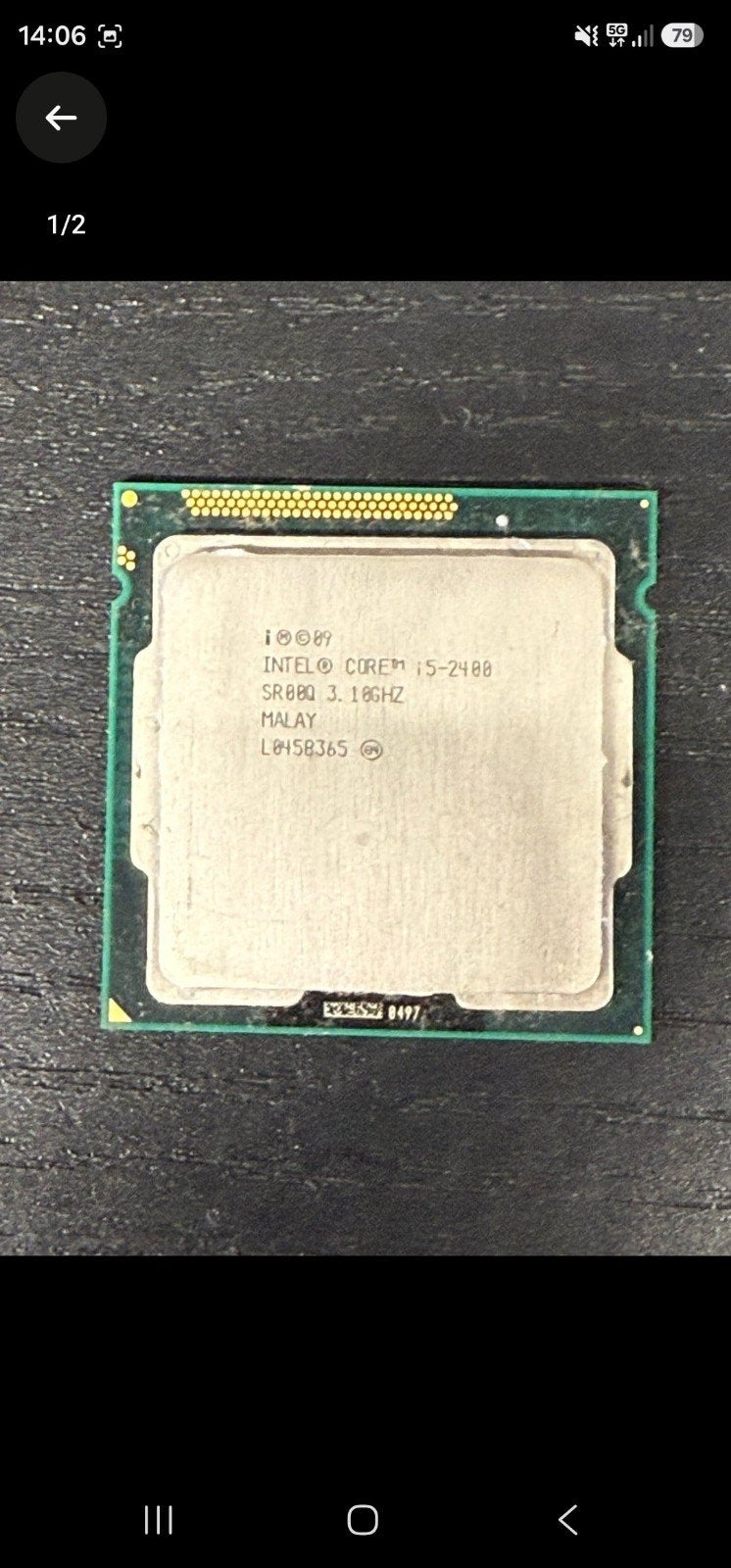Intel Core i5-2400 3.10GHz Processor, Computers en Software, Processors, Ophalen of Verzenden, 3 tot 4 Ghz