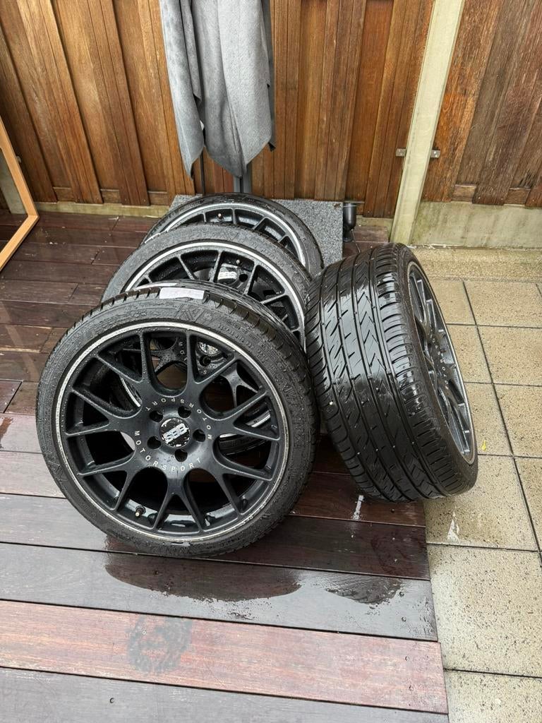 19 inch BBS CH-R matt black velgen 5x112, 19 inch, Velg(en), Ophalen of Verzenden, Personenwagen