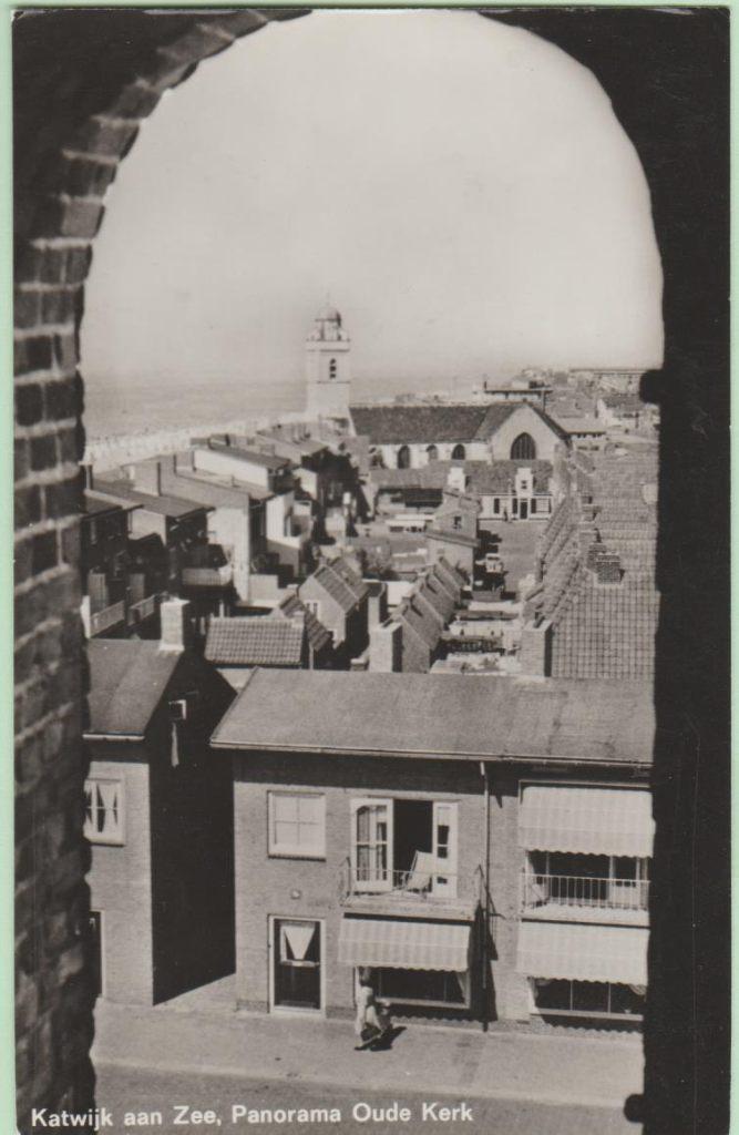 Katwijk aan Zee Panorama Oude Kerk 1967., Ophalen, 1960 tot 1980, Ongelopen, Zuid-Holland