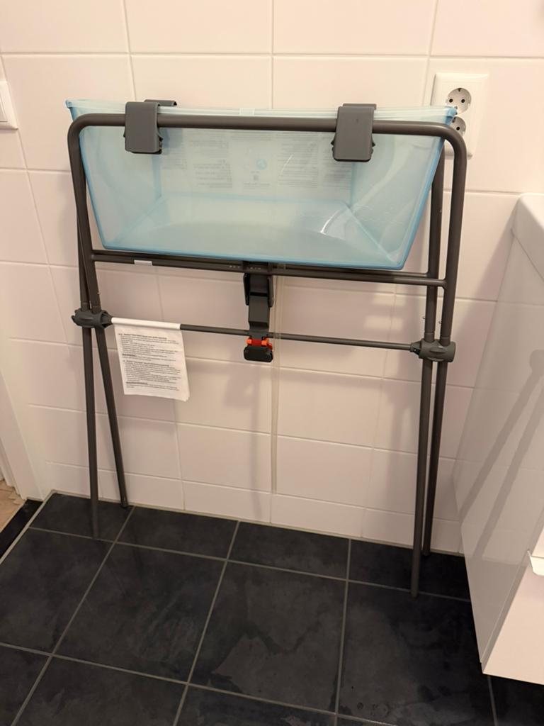 Stokke bad, flexibath incl standaard, opvouwbaar badje, Kinderen en Baby's, Badjes en Verzorging, Ophalen, Zo goed als nieuw, Badje