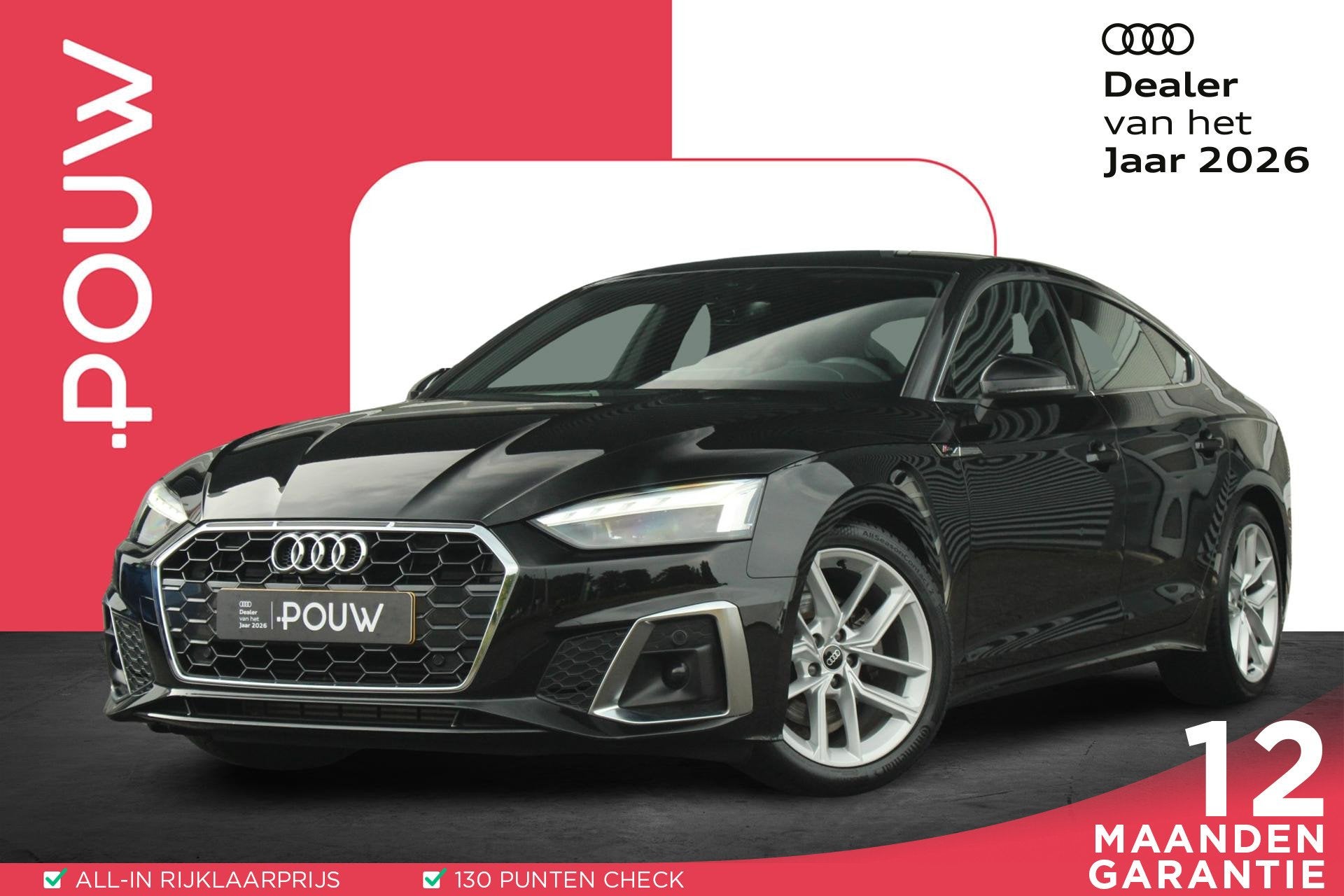 Audi A5 Sportback 35 TFSI 150pk S Edition | Stoelverwarming, Auto's, Audi, 12 maanden, Gebruikt, 4 cilinders, Origineel Nederlands
