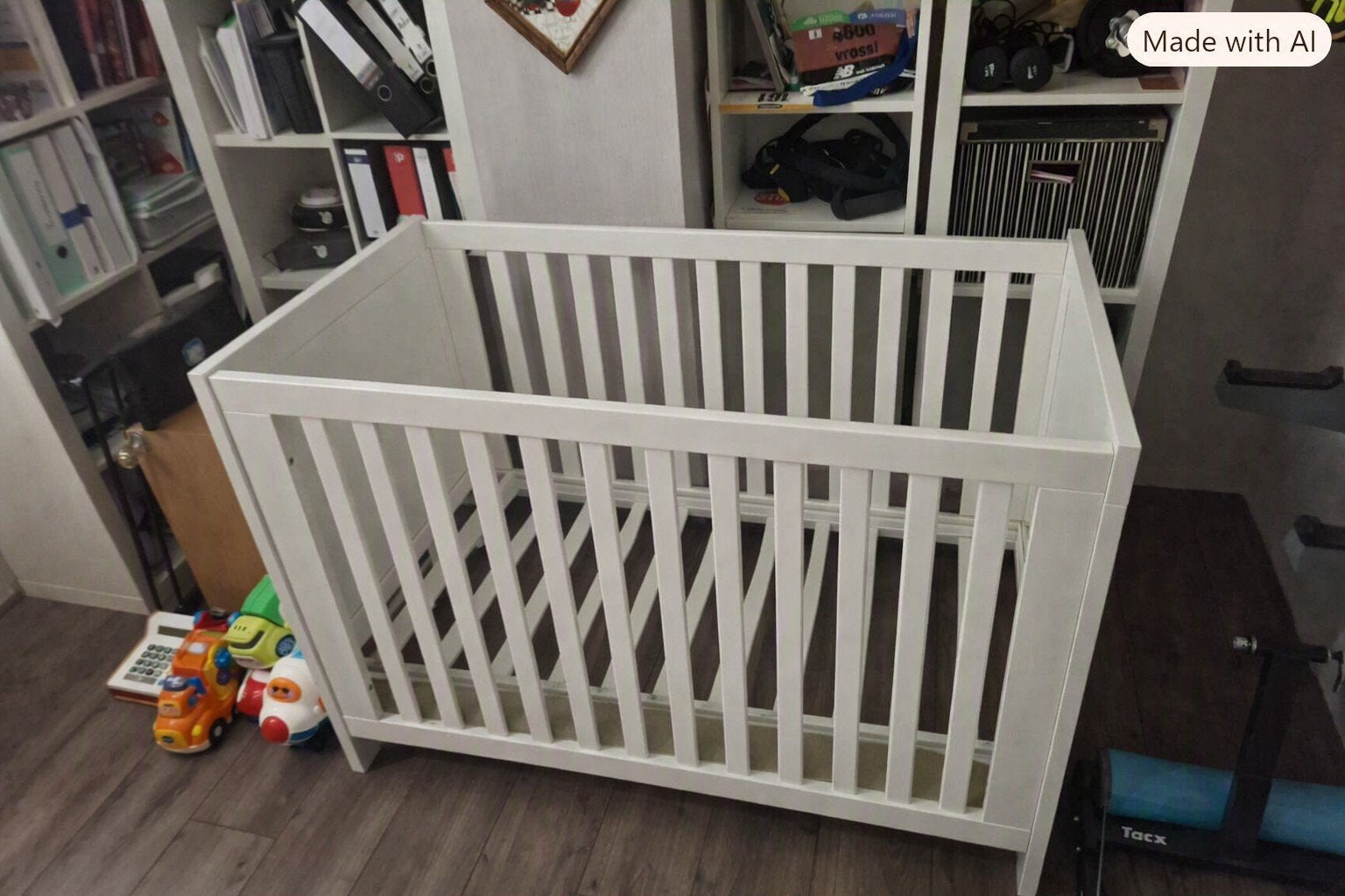 Kinderkamer wit, Kinderen en Baby's, Babywiegjes en Ledikanten, Ophalen, Gebruikt, Ledikant