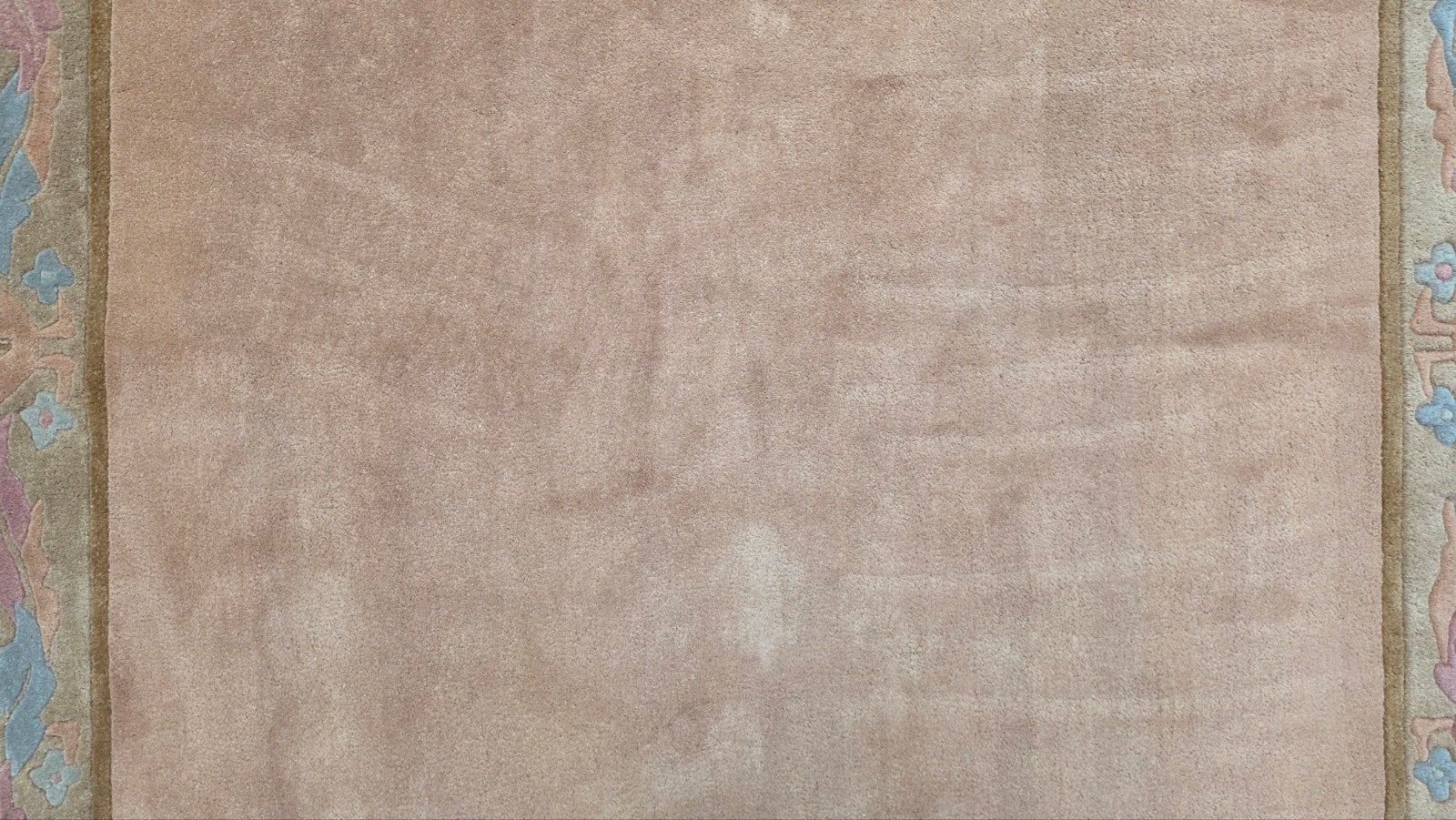 Handgemaakt oosters wol Modern tapijt Soft peach 247x345cm, 200 cm of meer, Www.hypepopup.nl, Ophalen of Verzenden, Zo goed als nieuw