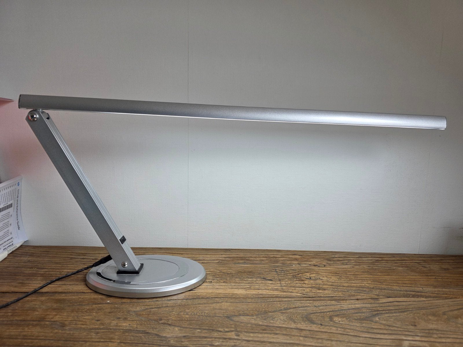 Professionele LED Tafellamp voor Nagelstylisten - Zilver, Ophalen, Bureaulamp, Metaal, Modern