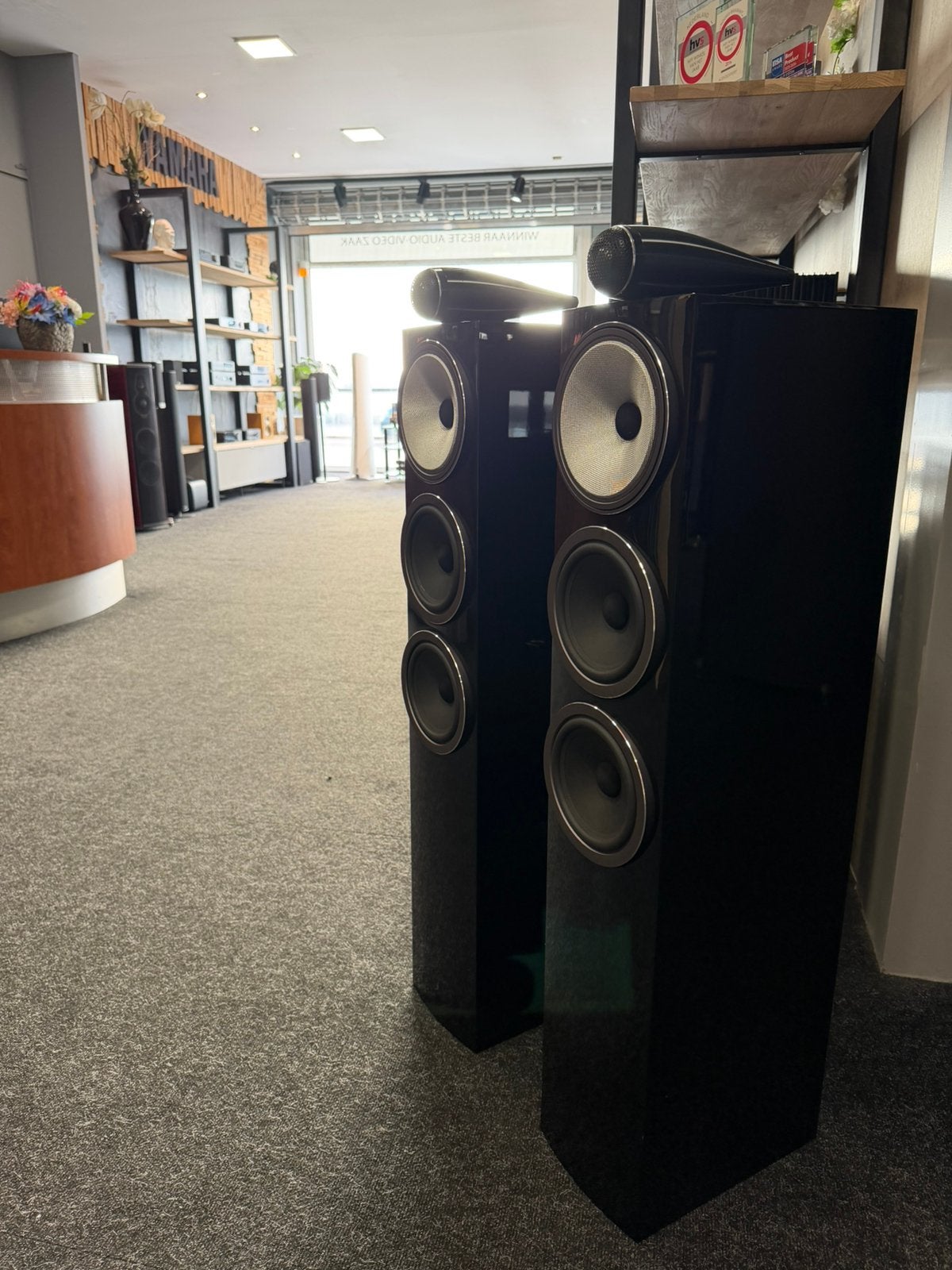 Bowers & Wilkins 703 S3 black, Ophalen of Verzenden, Refurbished, Vloerstaande luidspreker, Bowers & Wilkins (B&W)