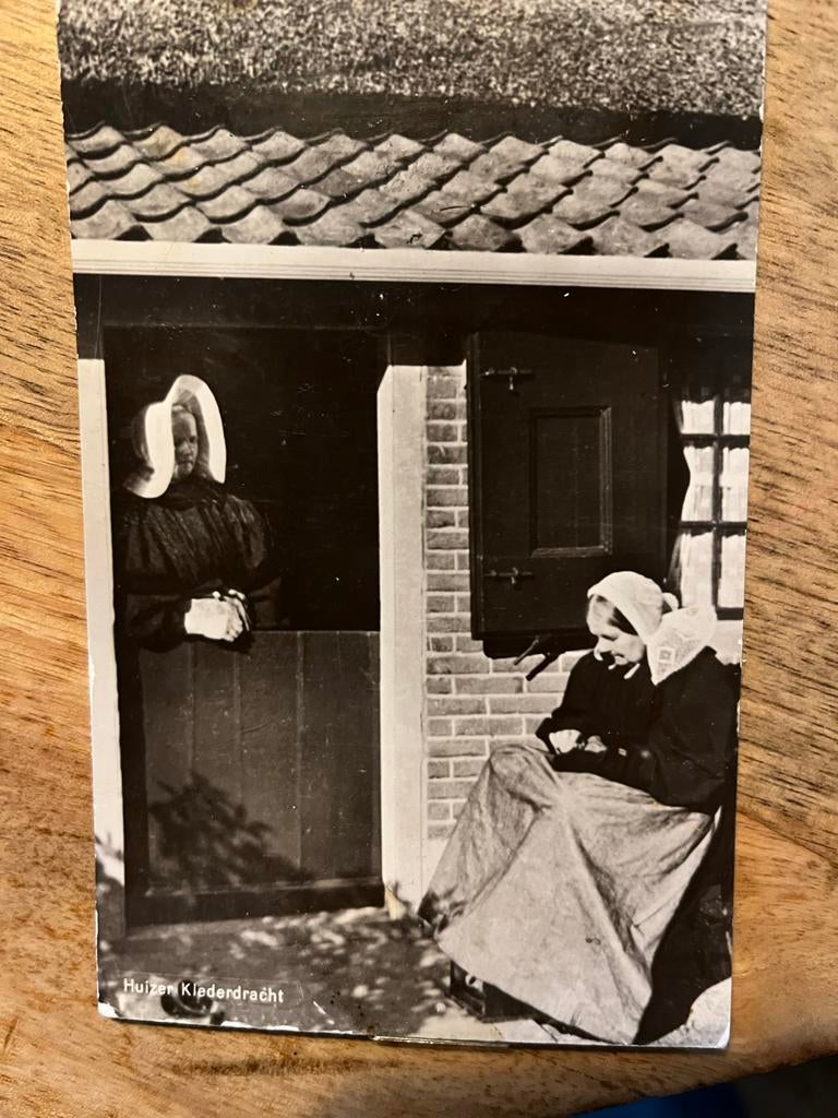 Oude ansichtkaart Huizen Klederdracht - Gelopen (8), Ophalen of Verzenden, Voor 1920, Gelopen, Noord-Holland