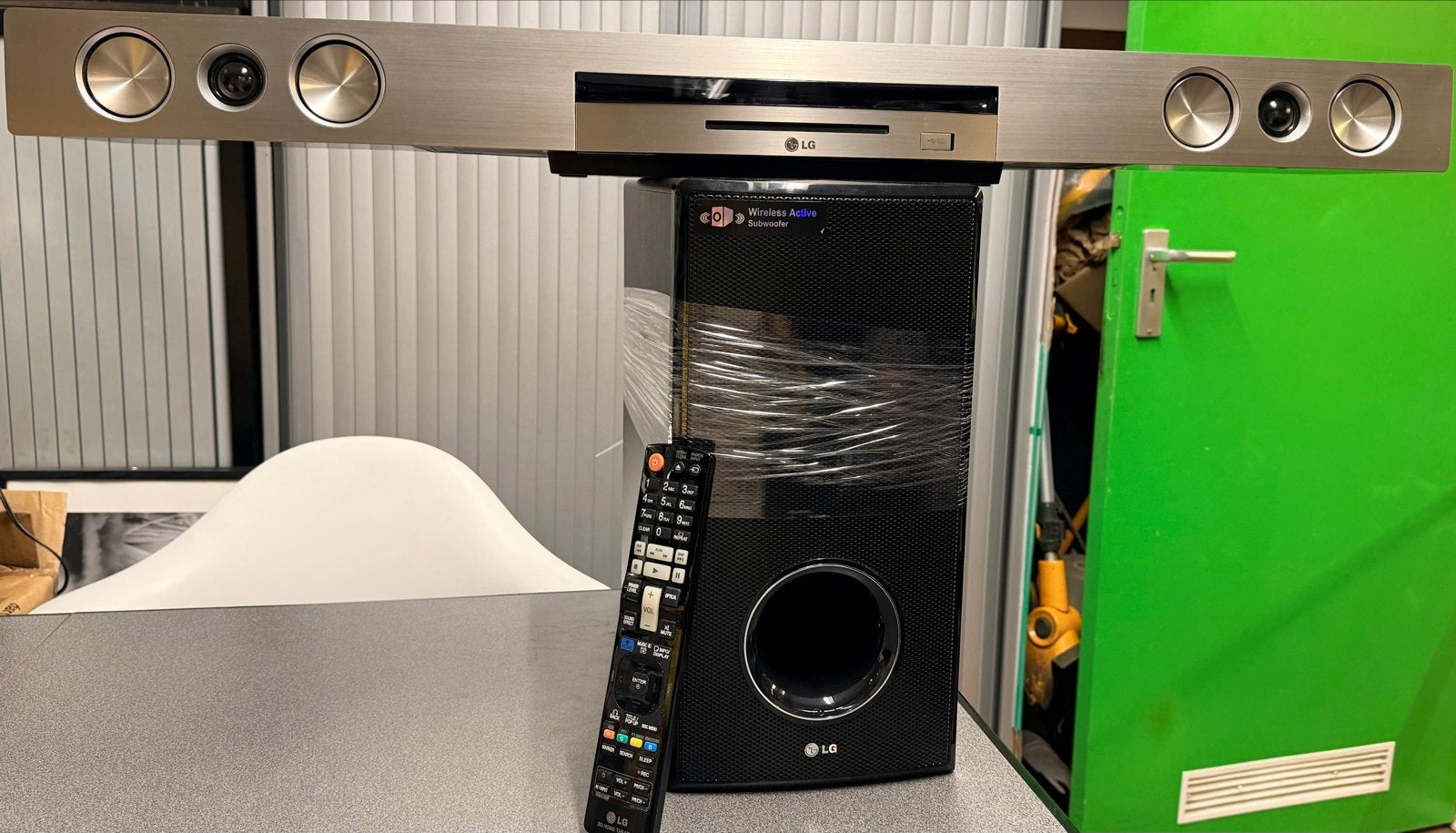 LG Home Theater HLX56S - Soundbar met Subwoofer, Overige merken, Blu-ray-speler, 70 watt of meer, Ophalen of Verzenden