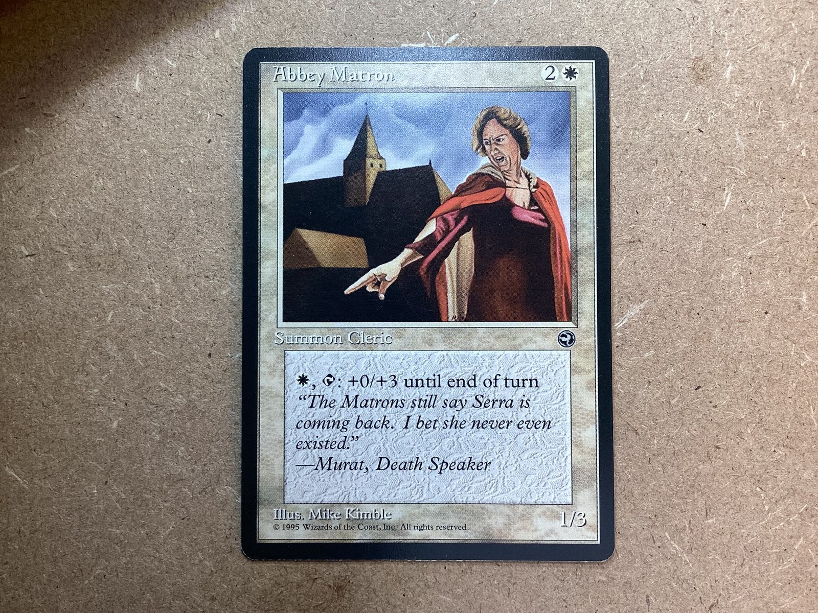 1x Abbey Matron (v1) (Excellent), Ophalen of Verzenden, Zo goed als nieuw, Losse kaart