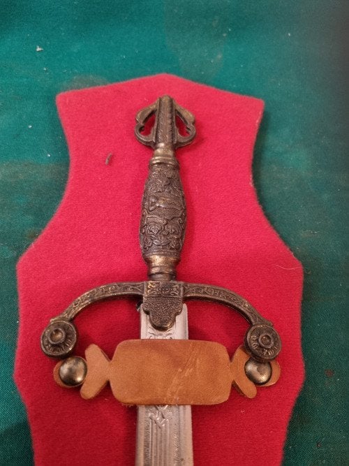 zwaard italy op bord vintage, Huis en Inrichting, Ophalen of Verzenden, 'T Olde Gre-j, Info@toldegrej.nl, Endepoelstraat 20f Didam