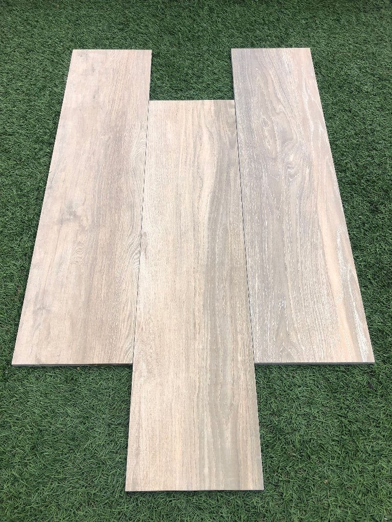 houtlook keramische terrastegels 120x30x2 cm Cognac actie, Tuin en Terras, Tegels en Klinkers, Keramiek, Nieuw, Ophalen of Verzenden