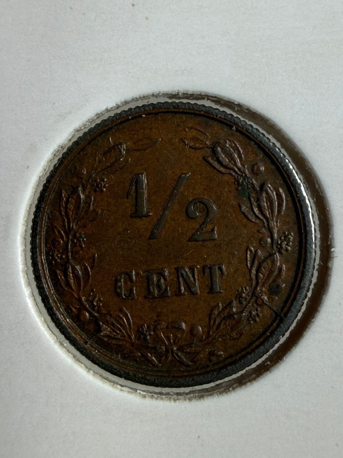 Halve cent 1898 Wilhelmina, Ophalen of Verzenden, Koningin Wilhelmina, Overige waardes
