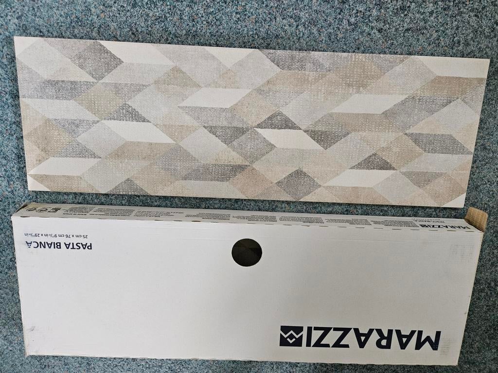 Marazzi mozaïek muurtegel 25x76 cm, 12 stuks (nieuw), Ophalen, 60 cm of meer, Nieuw, Minder dan 5 m²