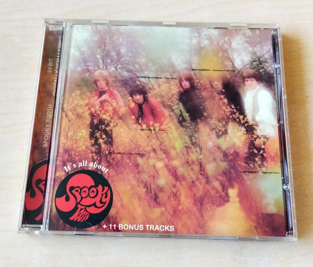 Spooky Tooth - It's All About CD 1968/2002 Bonustracks, Ophalen of Verzenden, Zo goed als nieuw, Progressive