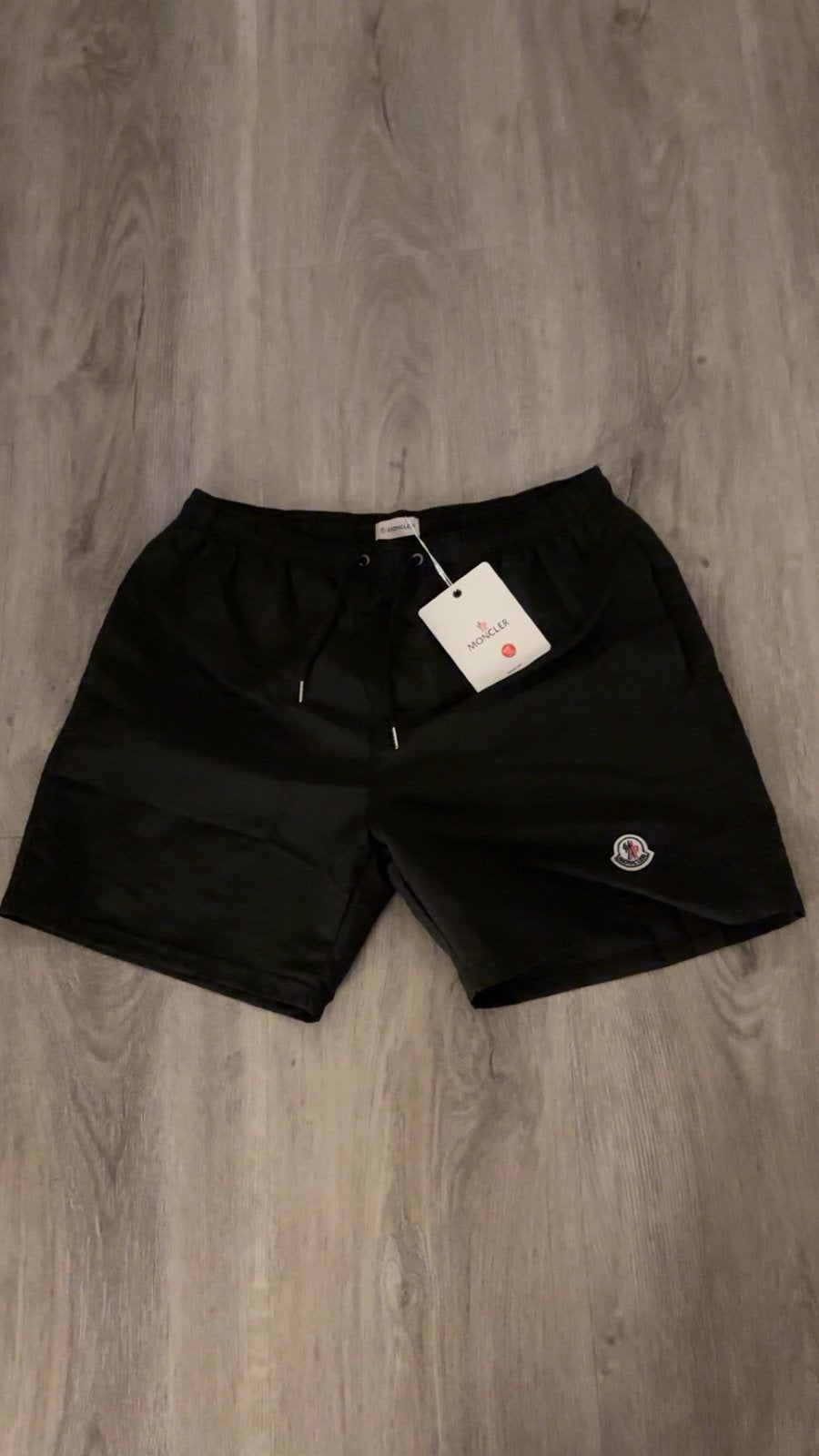 Moncler zwembroek, Kleding | Heren, Ophalen of Verzenden, Zo goed als nieuw, Zwart