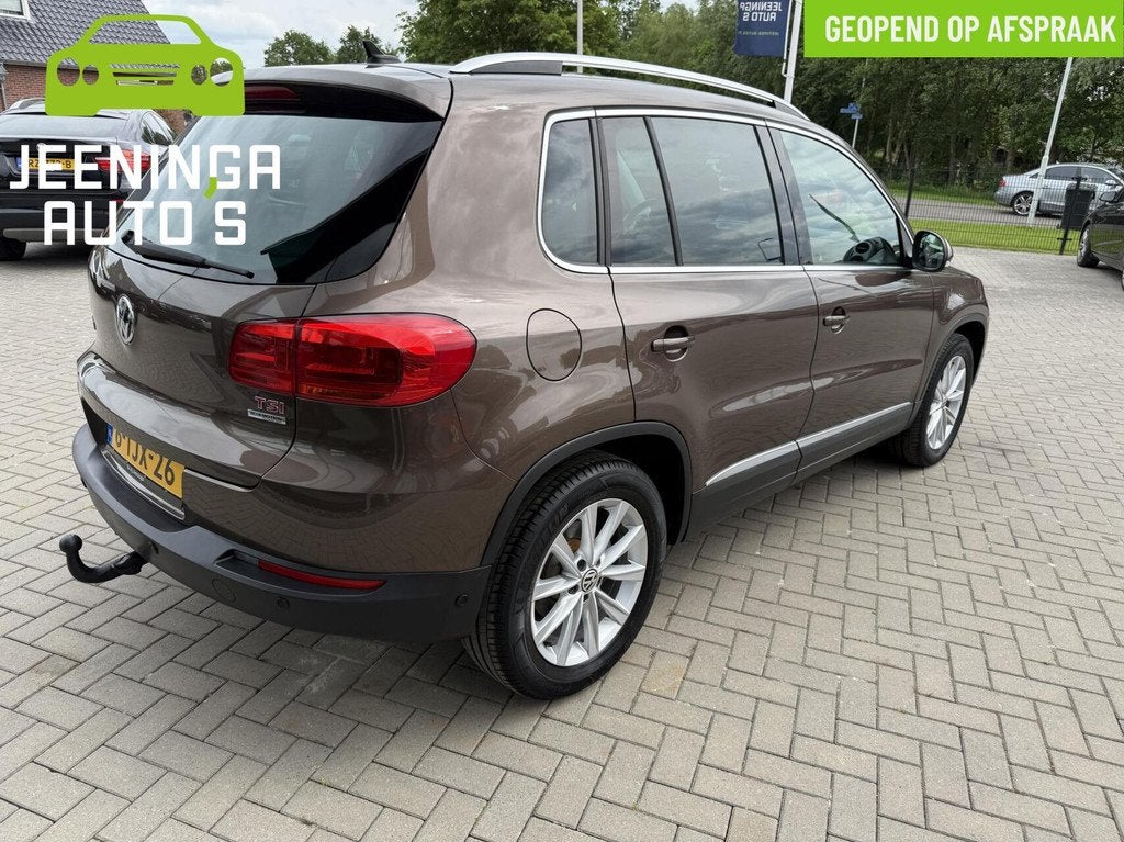 Volkswagen Tiguan 1.4 TSI Sport&Style|Navi|Airco|Trekhaak|Ca, Auto's, Volkswagen, Euro 5, Stof, Zwart, 4 cilinders