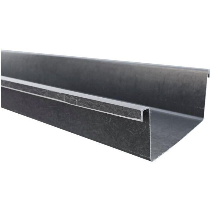 Polyester bakgoot antraciet 120mm 6 meter, Ophalen, Overige materialen, Nieuw, 4 tot 6 meter