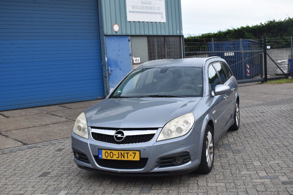 Opel Vectra 1.8 16V St.wgn 2009 Grijs, Auto's, Lederen bekleding, Zwart, 4 cilinders, 1796 cc