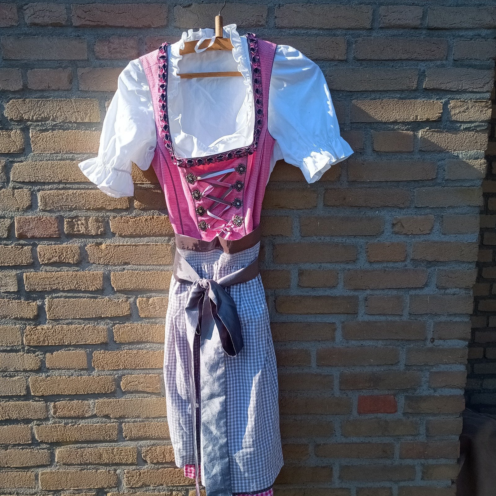 Wiesnkönig 34 dirndl set jurk schort blouse Spieth & Wensky, Ophalen of Verzenden, Zo goed als nieuw, Maat 34 (XS) of kleiner