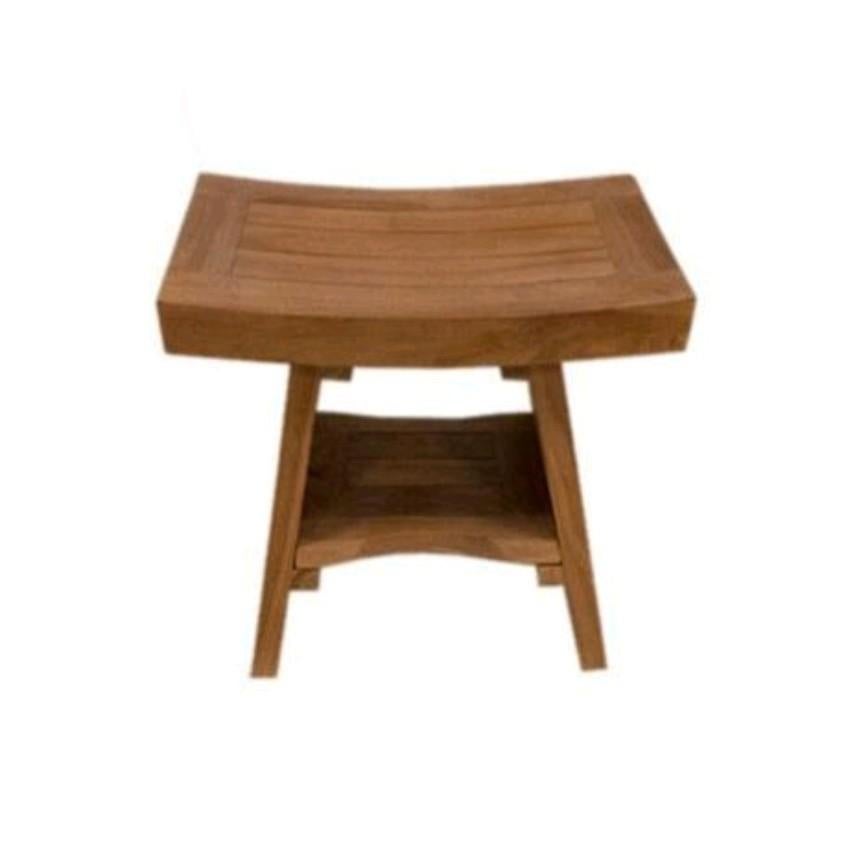 Nieuw Teakhouten kruk/ 2 stuks beschikbaar, Ophalen of Verzenden, Nieuw, Hout