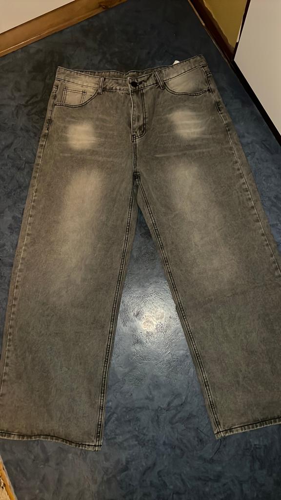 Spijkerbroek Grijs Heren, Kleding | Heren, Ophalen of Verzenden, Nieuw, Grijs, W36 - W38 (confectie 52/54)