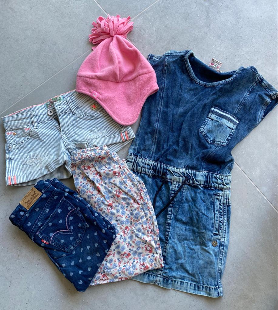 Leuke set kinderkleding: maat 5-6 jaar, Ophalen of Verzenden, Zo goed als nieuw, Meisje, Overige typen