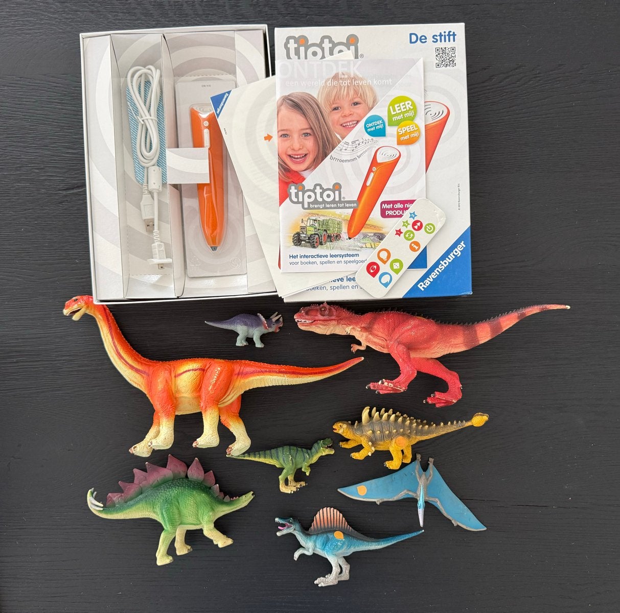 Dinosaurussen speelgoed en Tiptoi starterset, Ophalen of Verzenden, Gebruikt, Jongen of Meisje