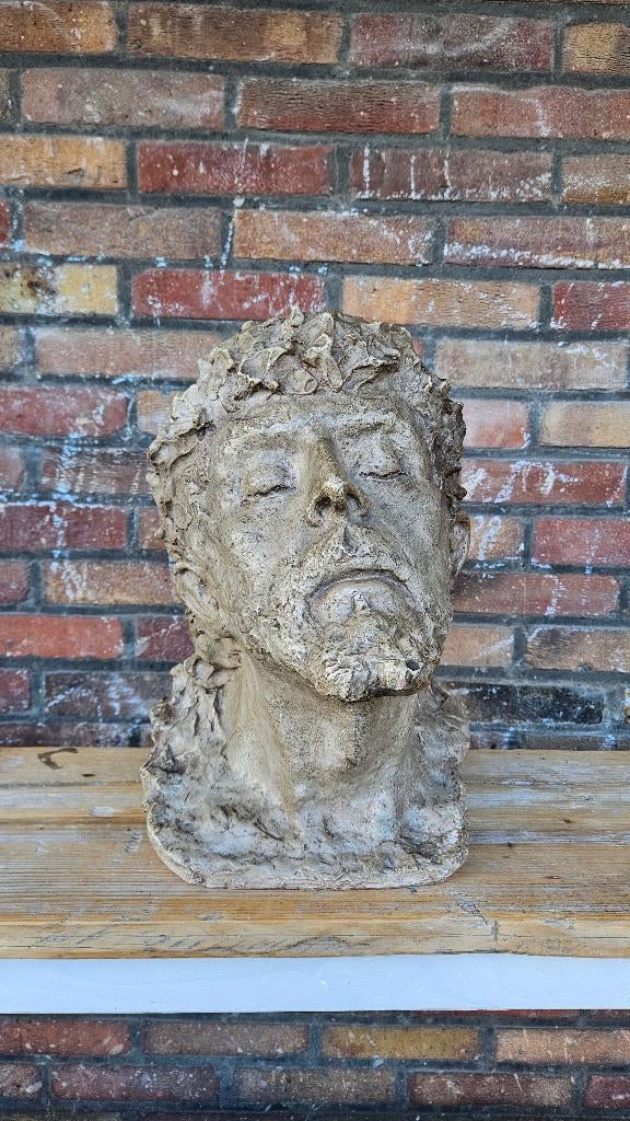 Gips Beeld Johan Tahon, Antiek en Kunst, Curiosa en Brocante, Ophalen of Verzenden