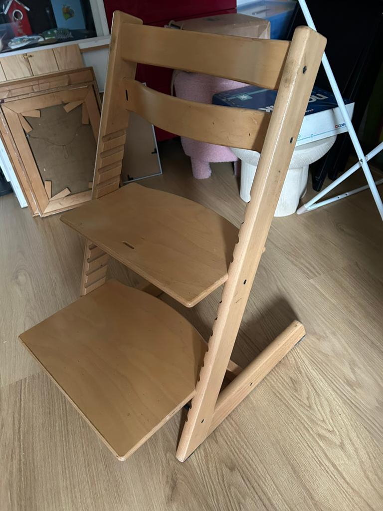 Stokke trip trap stoel, Kinderen en Baby's, Kinderstoelen, Ophalen, Gebruikt, Meegroeistoel