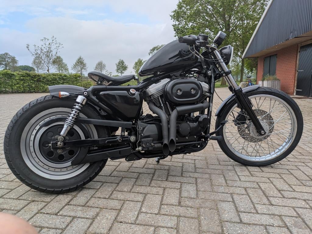Harley-Davidson Sportster Bobber - Unieke Custom, 2 cilinders, Sportuitlaat, Gebruikt, Particulier