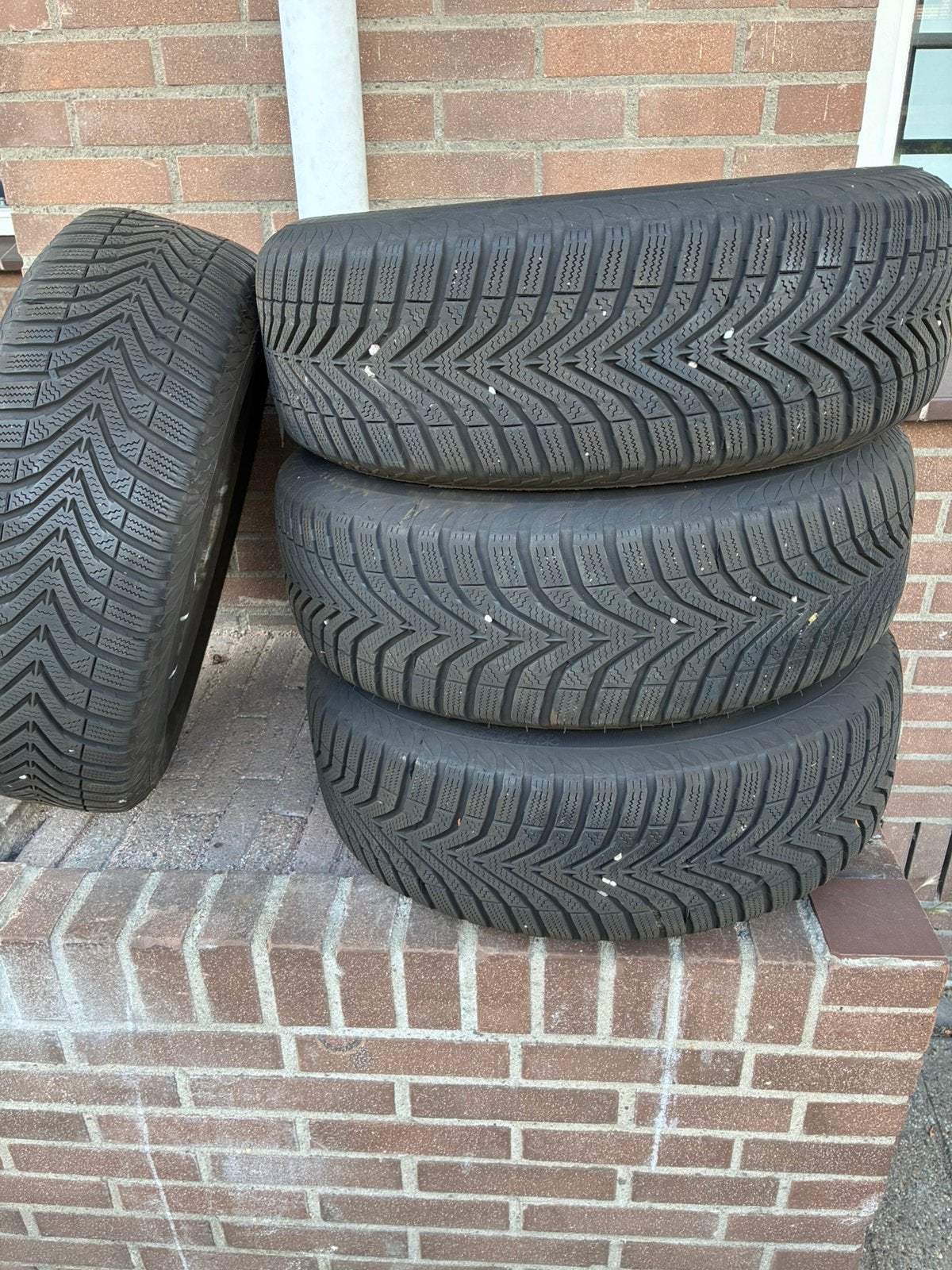 Winterband 4 X VREDESTEIN 195 / 65 R 15  + DAKDRAGERS !, Ophalen, Gebruikt