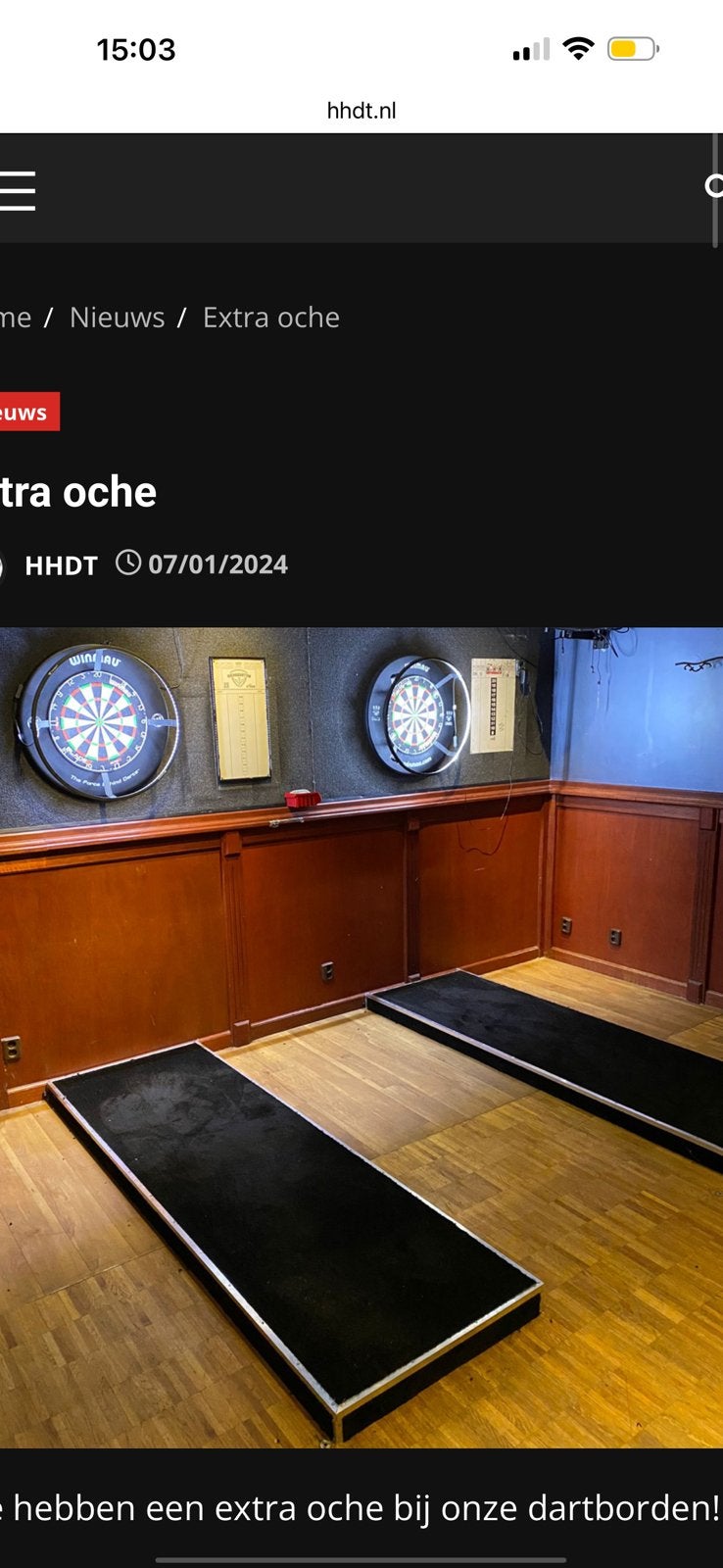 Gezocht dart oche voor darten  ( zie foto, Ophalen of Verzenden, Gebruikt, Overige typen, Soft tip