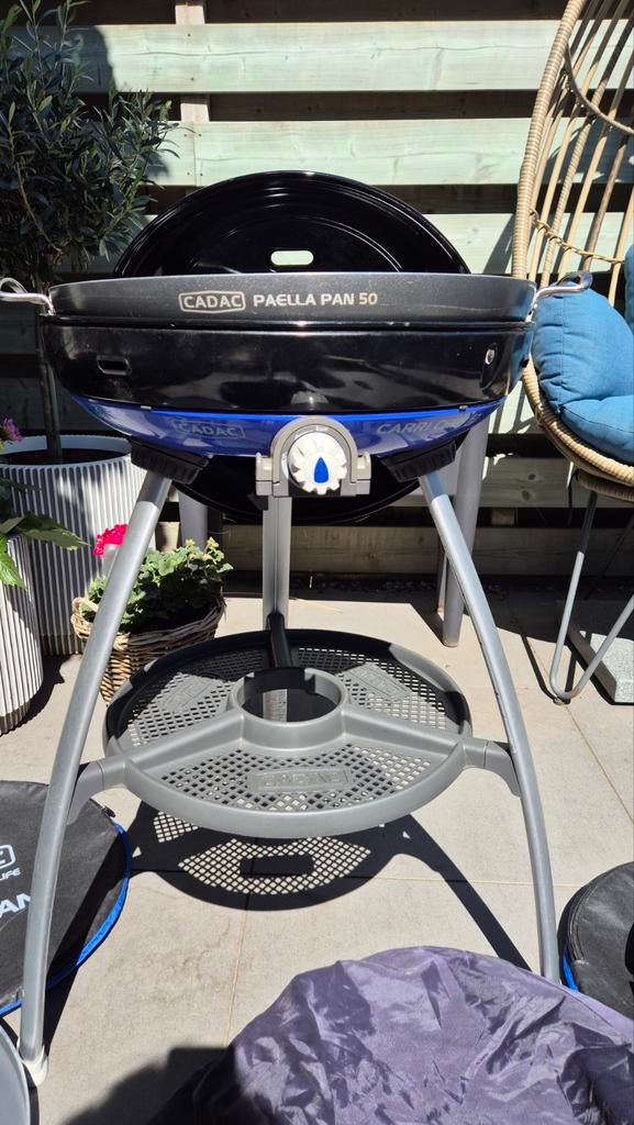 Cadac Carri Chef 2 met Paella Pan, Chef Pan en BBQ Grid 50cm, Tuin en Terras, Gasbarbecues, Ophalen of Verzenden, Gebruikt, Cadac