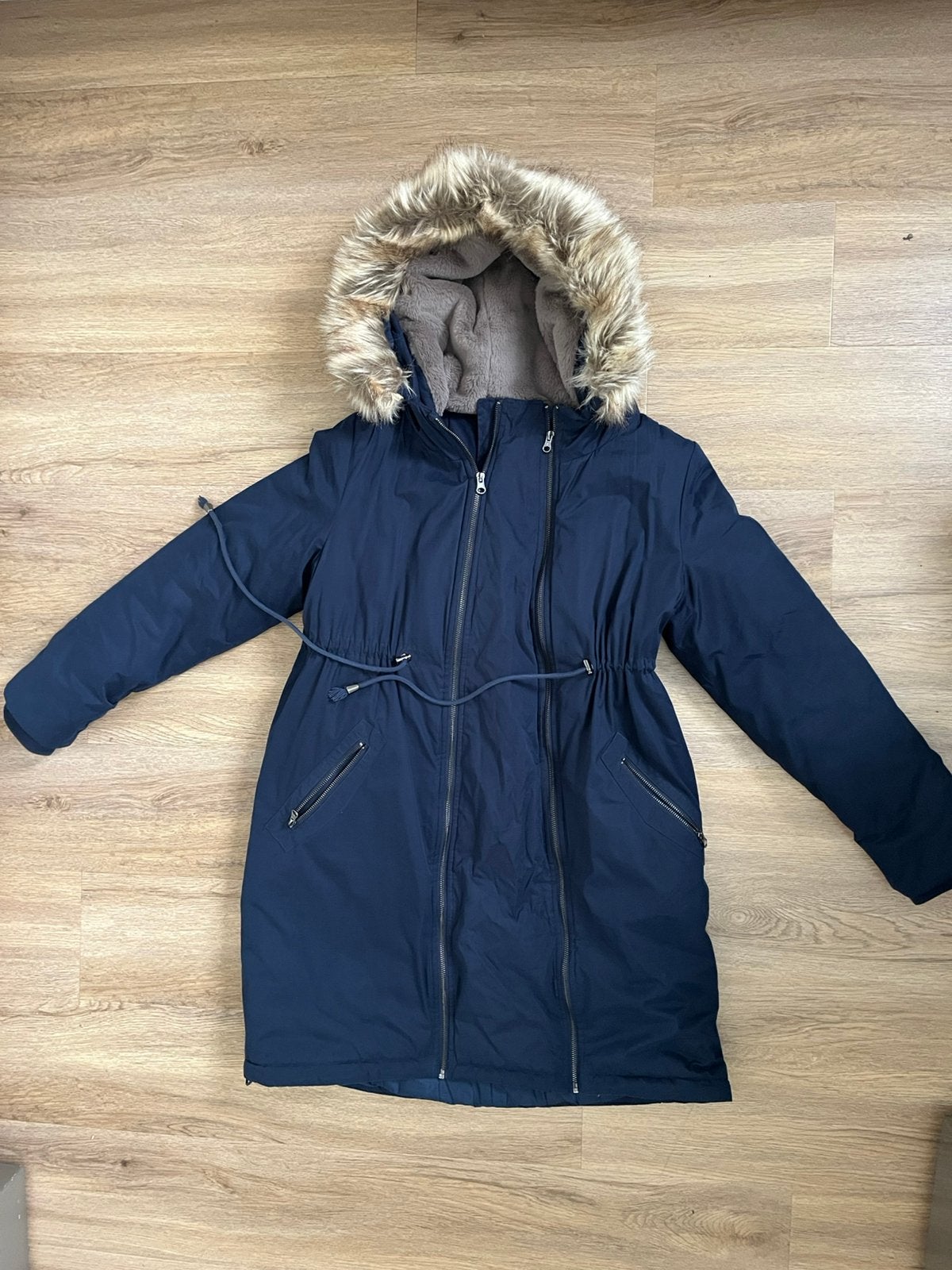 Mamalicious winterjas , zwangerschapsjas en draagjas, Kleding | Dames, Overige typen, Blauw, Ophalen of Verzenden, Maat 36 (S)