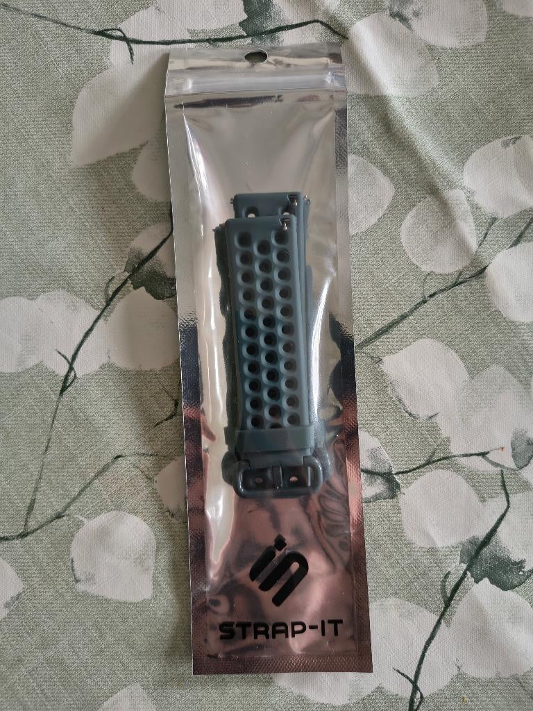 Fitbit Versa siliconen bandje, grijsblauw, maat S, Ophalen, Onbekend, Nieuw, Grijs
