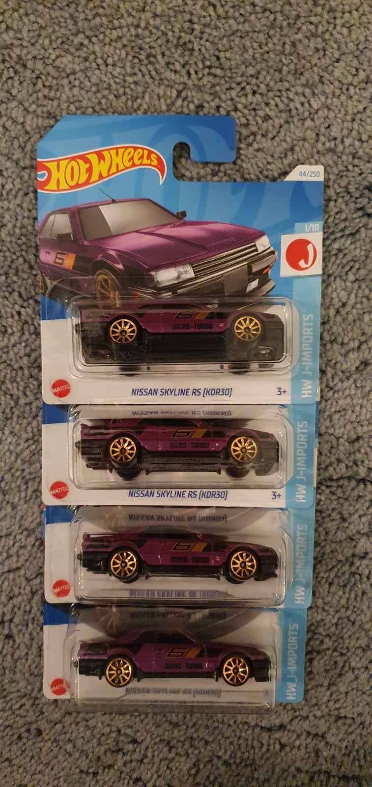 Hot Wheels Nissan Skyline RS (KDR30) - 4 stuks, Hobby en Vrije tijd, Modelauto's | Overige schalen, Ophalen of Verzenden, Nieuw