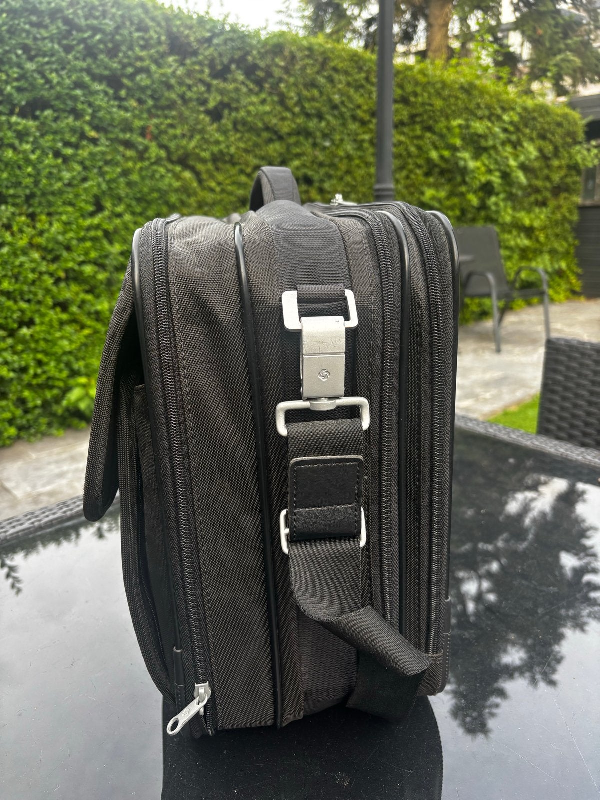 Samsonite Aktetas - Nooit gebruikt, Ophalen, 40 tot 60 cm, 20 tot 30 cm, Zwart