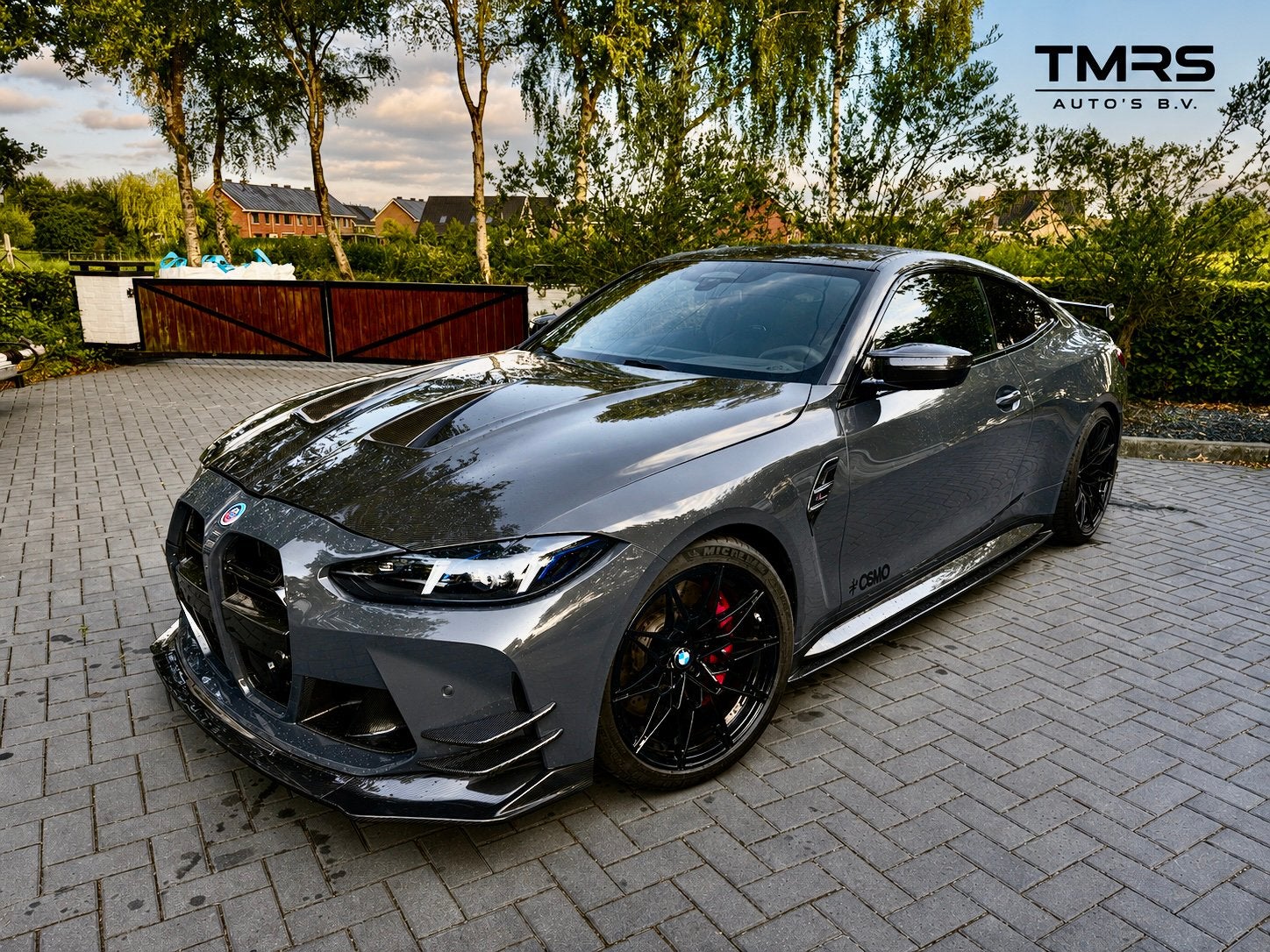 BMW M4 Competition xDrive Coupe VOL Carbon Ambiance Camera, Auto diversen, Schadeauto's, Munchen, 2998 cc, Zilver of Grijs, BMW