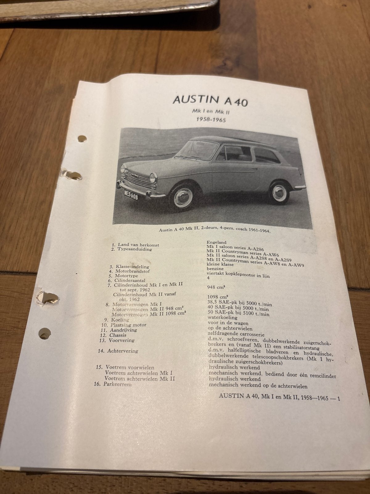 Austin A40 & Austin-Healey Sprite Werkplaatshandboek, Ophalen of Verzenden, Gelezen, Overige merken