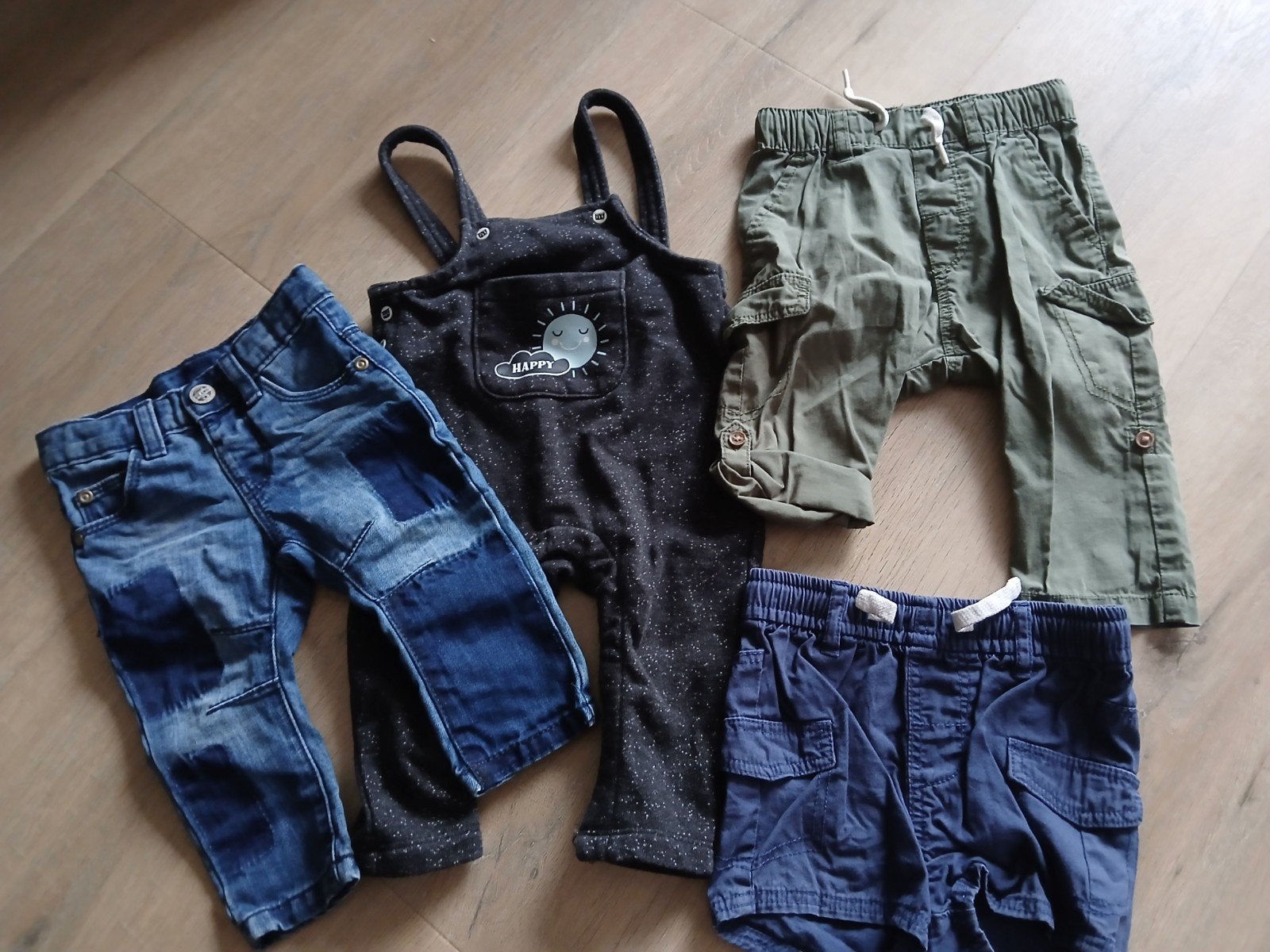 pakket jongen maat 62 (cargo 74) 4 items, tuinbroek broek, Ophalen of Verzenden, Zo goed als nieuw, Jongetje, Broekje
