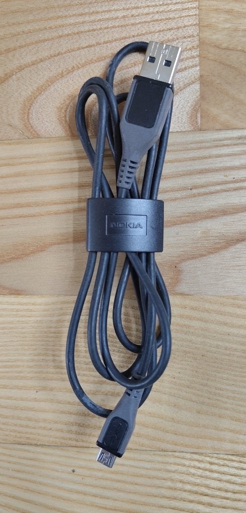 Nokia oplaadsnoer type CA-101 120 cm nieuw, Ophalen of Verzenden, Nieuw, Zwart