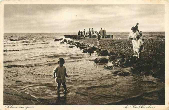 301-101-023 Scheveningen de Golfbreker, Verzenden, Voor 1920, Zuid-Holland