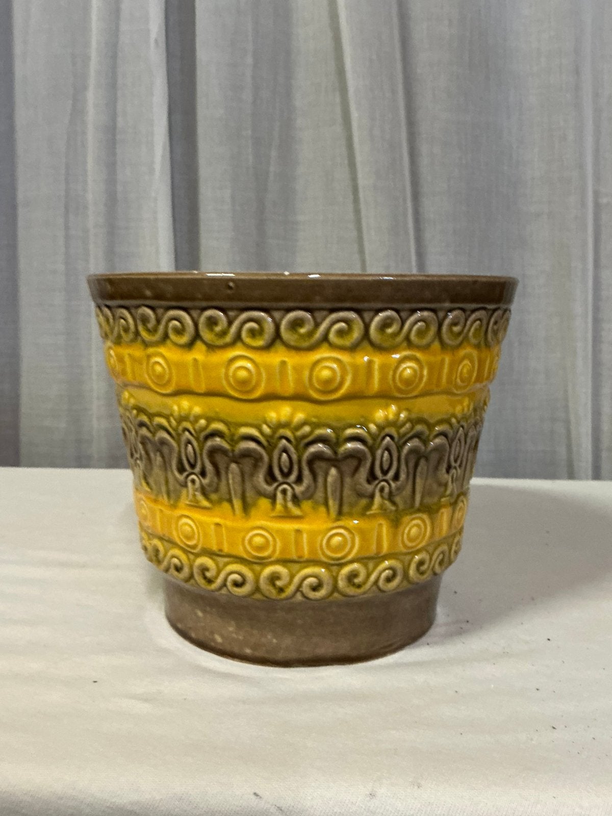 ruime  vintage  pot West Germany Uebelacker keramiek 214/17, Antiek en Kunst, Ophalen of Verzenden