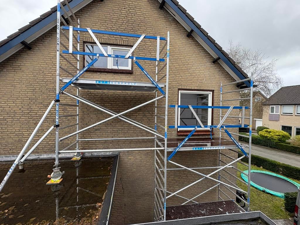 Rolsteiger huren ? Beste prijzen & snelle service, Doe-het-zelf en Verbouw, Steigers, Ophalen, Zo goed als nieuw, Rolsteiger of Kamersteiger