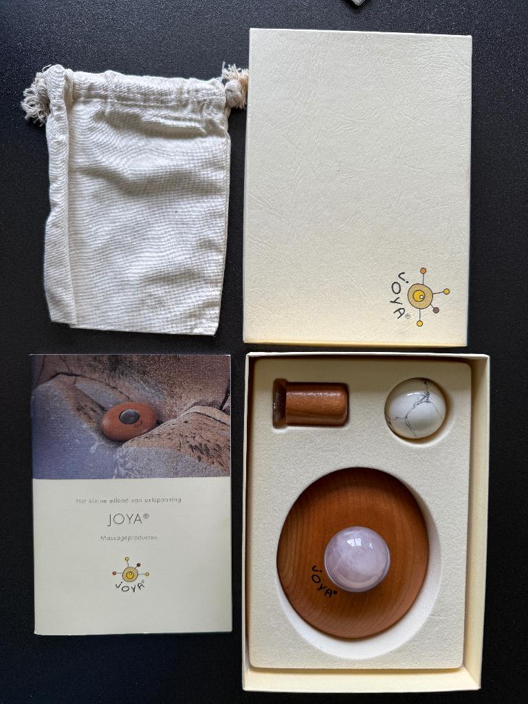Joya massage roller met 2 spirituele natuurstenen, Ophalen, Zo goed als nieuw, Overige typen