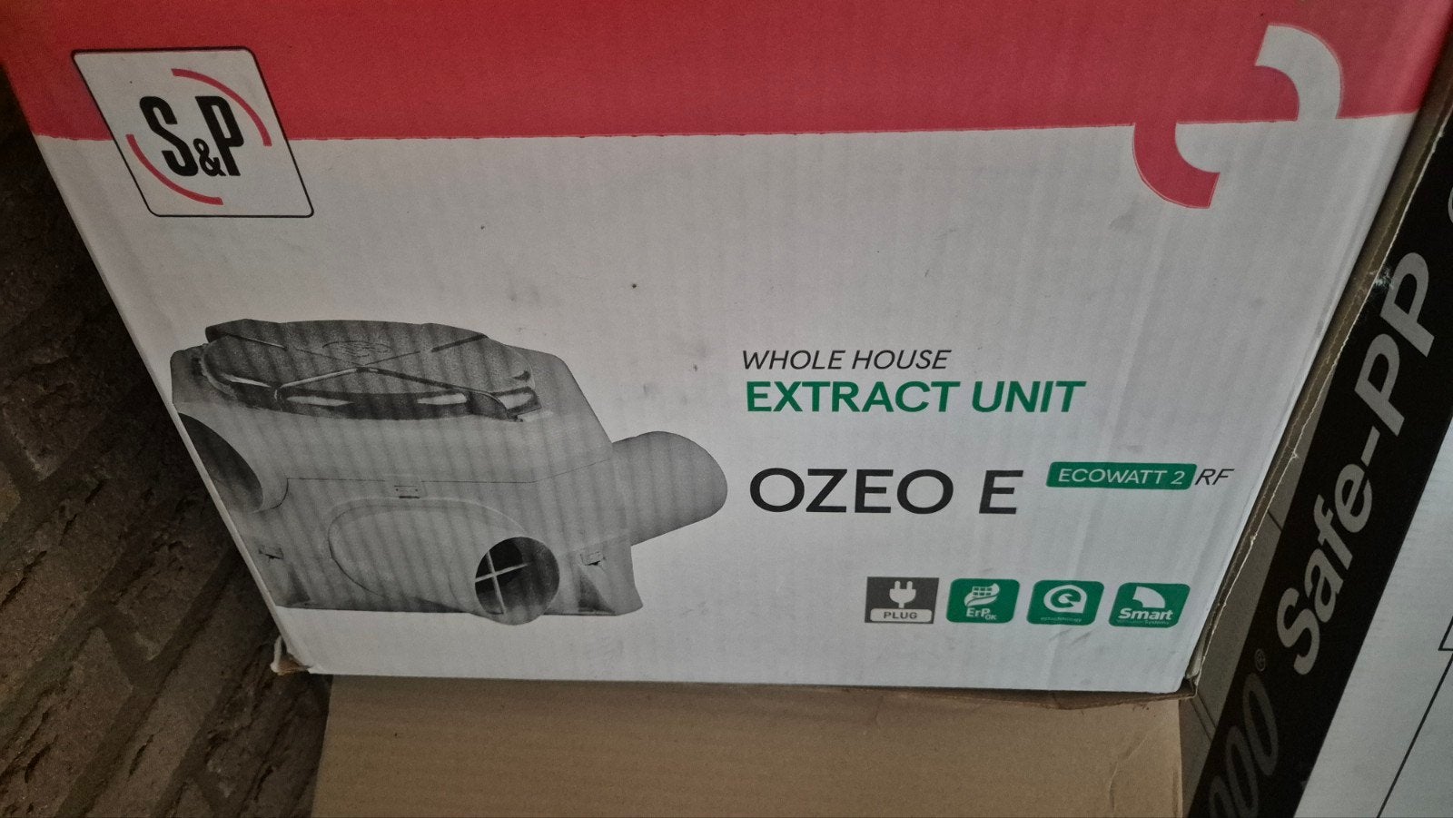 S&P Ozeo E Ecowatt 2 RF Afzuigunit - Nieuw in doos, Ophalen of Verzenden, Nieuw, Afzuiger