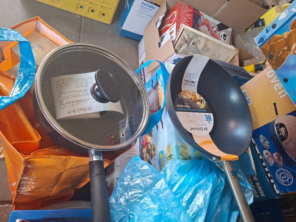 bk pannen, Ophalen, Met deksel, BK, Pannenset