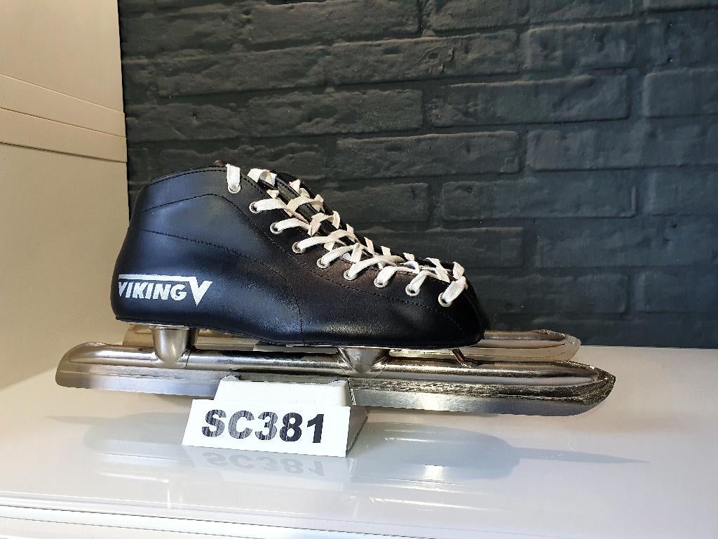 Viking Junior Tournoren Lage Laag Noren Leder Zwart Maat 40, Sport en Fitness, Schaatsen, Viking, Verzenden, Nieuw, Noren