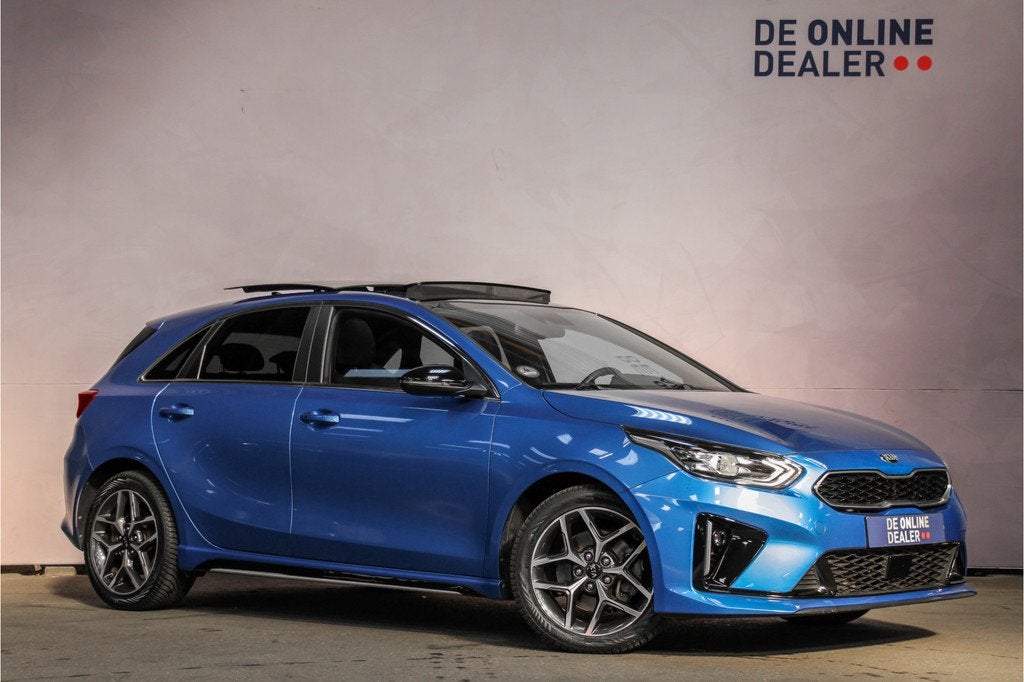 Kia Ceed 1.0 T-GDi GT-Line |Pano|LED|Camera (bj 2020), Voorwielaandrijving, Gebruikt, Euro 6, Blauw